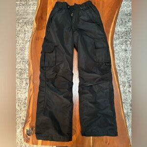 Black Cargo Pants Snow Pants